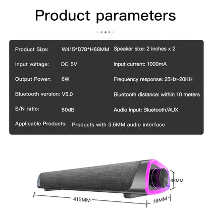 3D Surround Soundbar